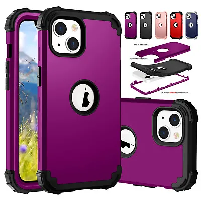 $6.64 • Buy Shockproof Phone Case For IPhone 14 13 12 11 Pro Max XR XS MAX 8 Plus Heavy Duty
