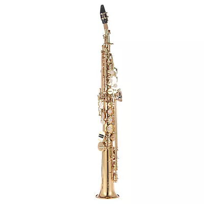 Brass Straight Soprano Sax Saxophone Bb B Flat Woodwind Instrument U7P9 • $352.12