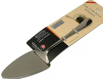 Grunwerg Windsor Cake & Pie Server Serrated Edge Cake Cutter Stainless Steel New • £5.98