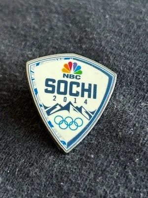 2014 Sochi NBC Olympic NBC Pin Badge Media Lapel -  Make Great Traders! • $9.14