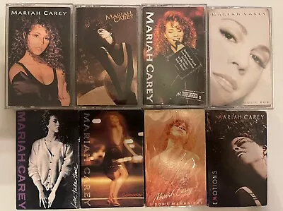 Mariah Carey Cassette Tapes 4 Full & Four Singles (1 Is Brand New) Lot Of 8 • $49.99