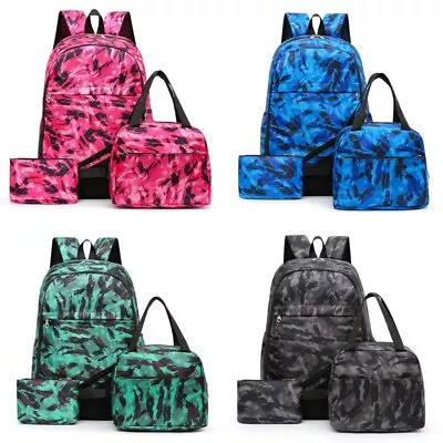 3Pcs Set Kids Boys Girls School Bag Backpack Rucksack Lunch Bag Pencil Case • $17.99