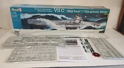 Revell 1:72 German Submarine U-BOAT Type VII C Wolf Pack Kit 05015 Model Kit  • £99.99