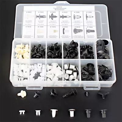 US STOCK 146PCS Door Fender Hood Bumper Side Skirt Clip Body Retainer Assortment • $18.89