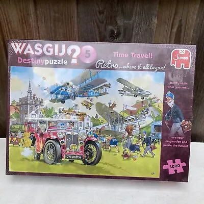 Wasgij  Retro  Destiny  5 Time Travel !jigsaw Puzzle - 1000 Pieces New Sealed. • £9