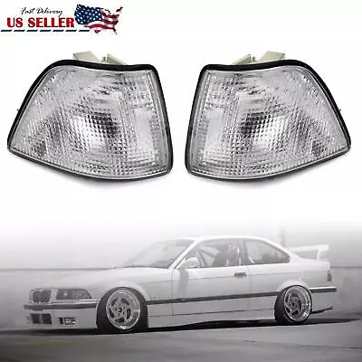 Corner Lights For Bmw E36 3-Series 4Dr Sedan/Hatchback 1992-1998 White YI • $28.62