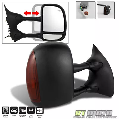 99-07 F250 Telescoping Tow LED Signal Power Heated Mirror Passenger Right Side • $67.96