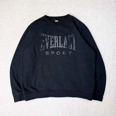 Everlast Sport Black Athletic Crewneck Sweatshirt XXL • $14.99