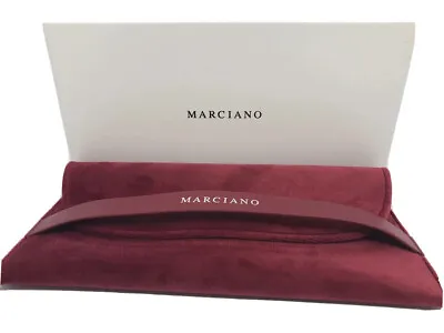 NEW Marciano Semi Hard Eyeglasses Sunglasses Case Cleaning Cloth & Box • $15.74