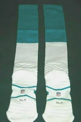 New Miami Dolphins NIKE NFL Team - Game Issued Compression Socks - Size XL-T • $7.99