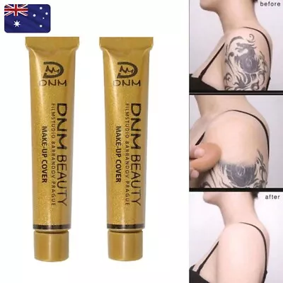 Tattoo Cover Up Makeup Skin Scar Birthmark Waterproof Concealer Primer Cream • $19.37