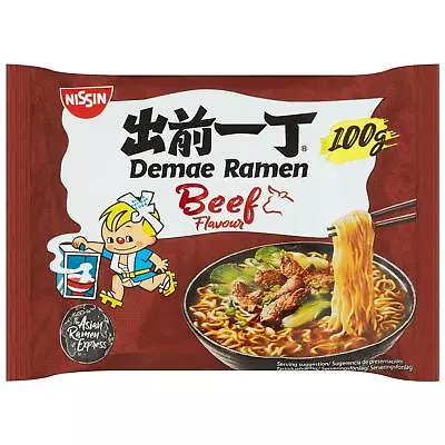 Nissin Damae Ramen Beef Instant Noodles 100g - 30 Pack • £21.92