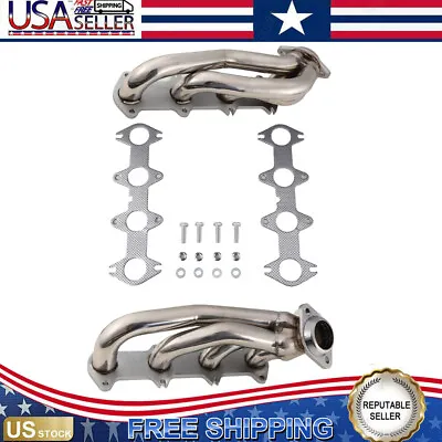 Stainless Steel Shorty Exhaust Headers For Ford F150 2004-2010 5.4L V8 330 US • $164