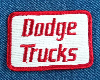 NOS Vintage DODGE Trucks Dealership Mechanic Uniform 3  Patch Charger Mopar Hemi • $8.99