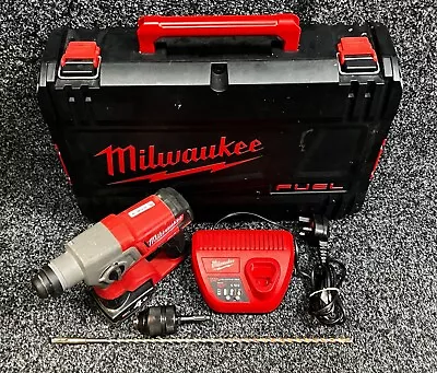 Milwaukee M12CH-0 12v Fuel Compact SDS Hammer Drill Battery Charger And Case • £159.99