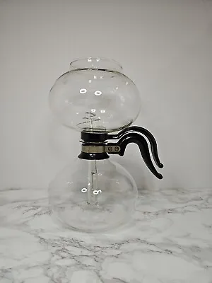 $25 • Buy Vtg 4-8 Cup Pyrex Double Bubble Glass Vacuum Coffee Pot