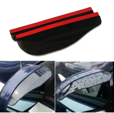 Universal Car Rear View Wing Mirror Sun Shade Shield Rain Board Eyebrow Guard • £2.89