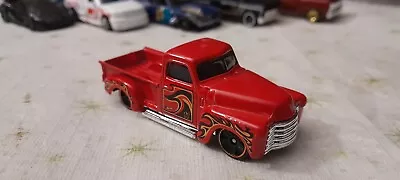 Hot Wheels 2023 52 Chevy Pickup Red Flames Loose MINT • $7