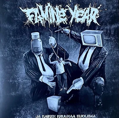 Famine Year Lp Finland Hardcore Punk Bastards Mob 47 Kaaos Riistetyt Totuus • $12.45
