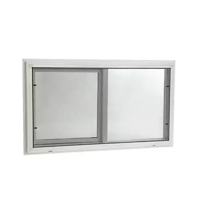 Tafco Basement Slider Window Vinyl Dual Pane Insulated Glass White 32 X 20 In. • $119.51