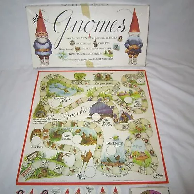 Vintage 1979 GNOMES Board Game Parker Brothers - Spinner Doesn't Work • $59.97