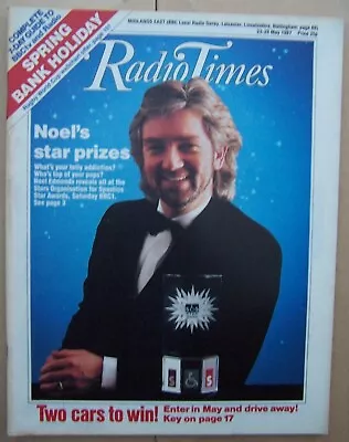 Radio Times/1987/Noel Edmonds/Joe Orton/Bill McLaren/Brian Johnston/Jack Higgins • £7.50