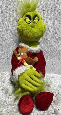 £48 • Buy 21” How The Grinch Stole Christmas Holding Max 2018 Stuffed Animal Plush Toy