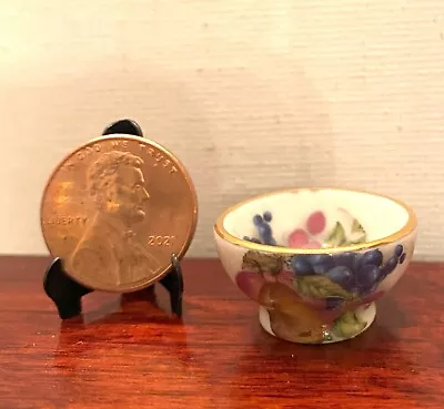 Dollhouse Miniature UK Porcelain Bowl 1:12 • $12.99