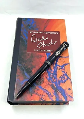 MONTBLANC Writers Series Agatha Christie Ltd  Ballpoint Pen 28607 With Box • $2000