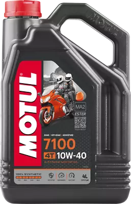 New Motul 7100 10w40 Synthetic Oil 4-liter Bottle 104092 82-2052  • $78.32