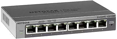 NETGEAR Ethernet Switch 8 Port (US IMPORT) ACC NEW • $145.02