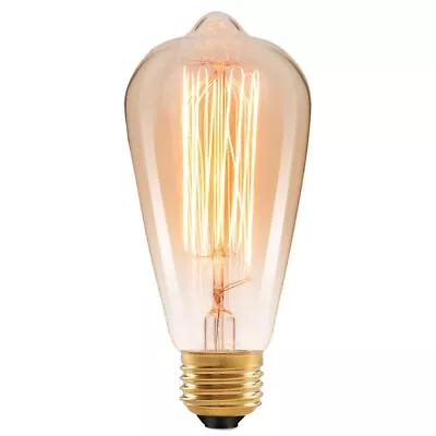 1/3/6-Pack ST64 E26 Vintage Edison Bulb 40W/60W Filament Light Bulb 2200K US • $6.99