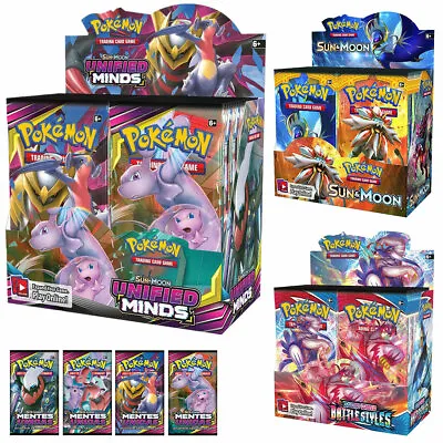 $35.18 • Buy 360PCS Pokemon Cards Booster Box With Flash Trading Games Cards  Cards Commo