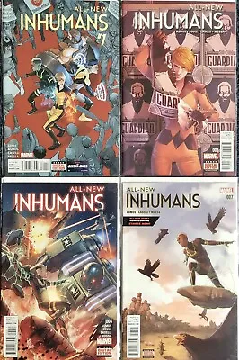 All-new Inhumans Marvel 4 Ish Bundle Including 1st Issue 2016 Bagged/boarded • £6.99