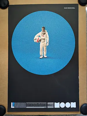 Moon Movie Poster Sam Rockwell Blue  Variant Martin Ansin • £161.48