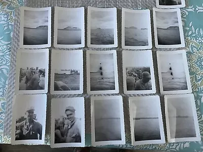 Original Lot 1945 WW2 Photos USMC  Iwo Jima Mt. Suribachi  W/ Provenance Rare! • $74.99