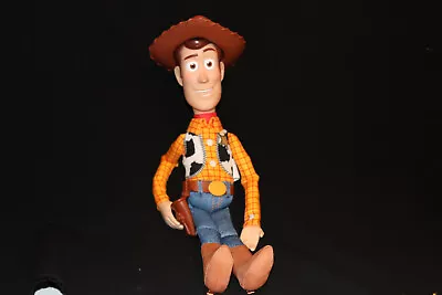 $40 • Buy Thinkway Disney Pixar Toy Story Talking Woody Doll Toy With Hat Works Great 