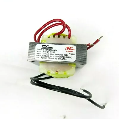 Ac 120v Dc 12V Transformer DA-21-12T TDC Power Products Replacement Part  • $3.74