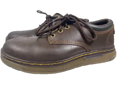 Dr Marten Culvert SD Industrial Steel Toe Oxford Women US Size 8 Brown • $29.59