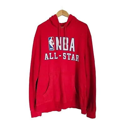 Mitchell & Ness NBA All Star 1989 '89 Men's Red Hoodie Size XXL • £37.99