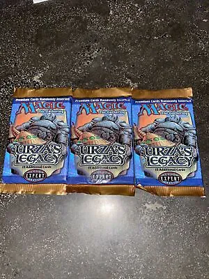 Magic The Gathering: Urza's Legacy Booster Pack - Factory Sealed X3 • $240