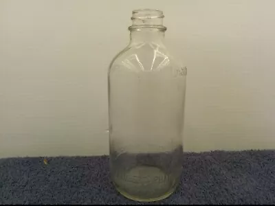 Vintage Listerine Glass Bottle Lambert Pharmacal Co. Embossed 5-1/4  (no Cap) • $11.95
