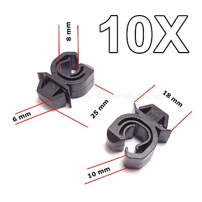 10X Engine Bonnet Support Rod Clips For Opel Vauxhall GM Mitsubishi • $6.99