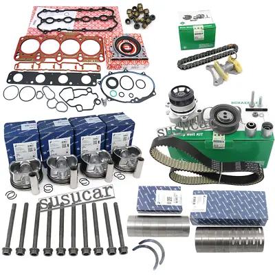 OEM Engine Rebuild Overhaul Kit Pistons Seals For Audi A4 A6 VW 2.0 T EA113 • $468