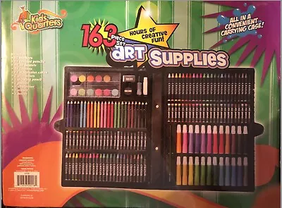 $24.99 • Buy Kids' Quarters 163 Piece Set-Art Supplies All In A Convenient Carrying Case