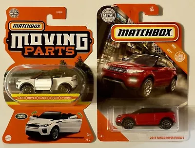 Matchbox Land Rover Range Rover Evoque + ‘14 Range Rover Evoque (Lot Of 2) • $6.99