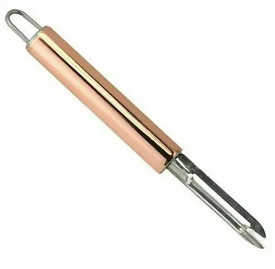 Copper Potato Peeler Stainless Steel Vegetable Fruit Slicer Peeler Kitchen Tool • £2.85