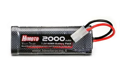 Batterie Rechargeable Nimh 2000mAh 72V Attache Tamiya RC Auto Bateaux HIMOTO • $19.49
