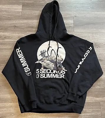 5 Seconds Of Summer 5SOS Music Pullover Hoodie Size Large Officially Licensed • $49.90