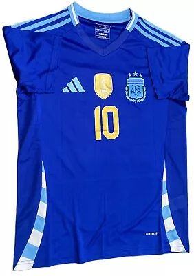 Argentina Lionel Messi #10 Adidas Away Jersey 2024/2025 Mens Sz ML • $39.99